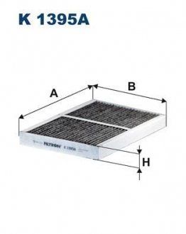 Filtr powietrza (wewnętrzny) (FILTRON | k1395A)