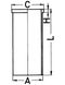 Tuleja cylindrowa (średnica wewnętrzna: 135mm, długość: 286mm, średnica krawędzi: 147mm) (KOLBENSCHMIDT | 88031110)