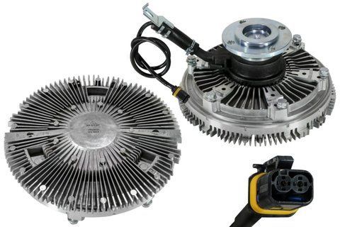 Вискомуфта без вентилятора MAN TGA D2066/D0836/D2676 &Oslash;240mm H132mm 51066007015 922316 фото