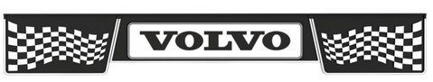 Fartuch przeciwbłotny naczepy 2400&times;350 mm tylny uniwersalny z napisem Volvo (tłoczony, z trzech części)