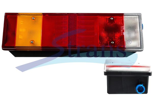 Lampa Tylna Prawa Man Tga Daf Xf, Renault Z Odblaskiem,pozycyj, Z Obrysowka I Wtyczka Z Boku