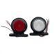 Lampa obrysowa rożek LED 12&ndash;24V czerwono-biała neon 7 cm 55 mm wskaźnik znosu przyczepy Schmitz Krone K&ouml;gel Schwarzmuller Wielton Fliegl K&auml;ssbohrer Tirsan Fruhauf Benalu VanHool