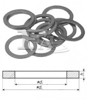 Podkładka miedziana 22x27x1,5 mm (773.520) (Fischer Automotive One (FA1) | 846.760.100)