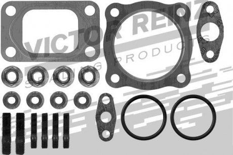 Турбокомпресор в зборі MERCEDES LK/LN2, MK OM356.941-OM366.999 01.84-12.98 (VICTOR REINZ | 041007001) 5551300-173 фото