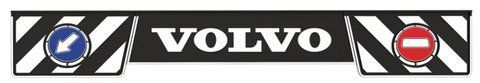 Fartuch przeciwbłotny naczepy 2400&times;350 mm tylny uniwersalny z napisem Volvo (tłoczony, z trzech części)