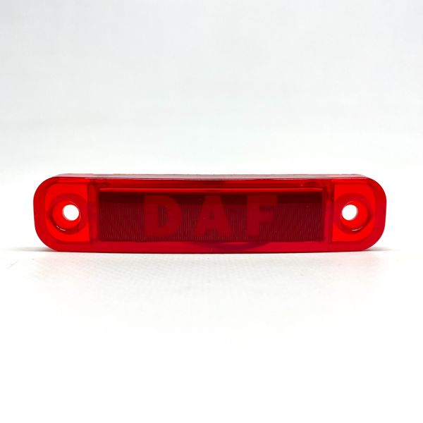 Габаритный фонарь светодиодный красный 24В с надписью Daf L003024DFR фото