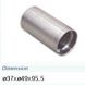 Втулка ресорна сталева DAF (0266411) (Contech | 70357CNT) 2834908-33 фото 1