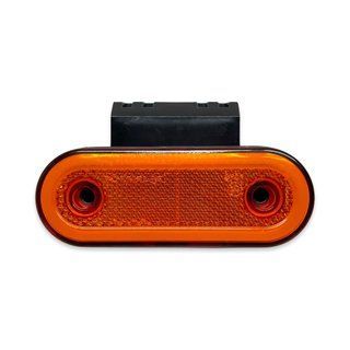 Lampa obrysowa przyczepy z uchwytem Ż&oacute;łta NEON 12-24V