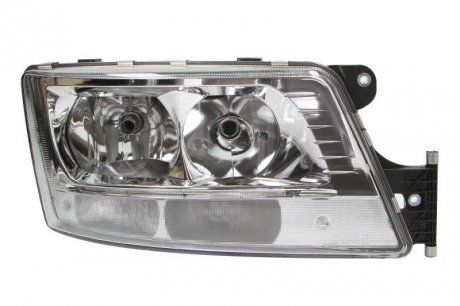 Reflektor prawy (H7/LED/PY21W, manual) MAN TGS, TGX 06.06- (GIANT | 131-MA50310MR)