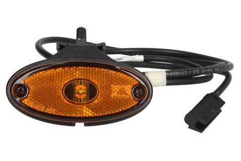 Boczna lampa obrysowa LED 24V K&Ouml;GEL FLATPOINT II kabel 1500mm pomarańczowa 6606446