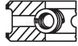Pierścienie tłokowe (131mm (STD) 4-3-4) VOLVO VOLVO A, B12, FH12, FL12, FM12, NH12; Renault MAGNUM D12A340-DXi12 (MAHLE / KNECHT | 038 03 N0)