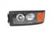 Фара левый (H1/H4/W5W, механическая, цвет вставки: черный, цвет указателя поворота: оранжевый) MAN F2000 01.94- (TRUCKLIGHT | hl-ma003l/h4) 2614322-6 фото