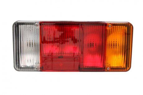 Lampa tylna prawa (P21W/R5W, odblask, złącze: 10PIN + 3PIN) IVECO EUROCARGO I-III 01.91-09.15 (DEPO | 663-1904R-LD-WE)