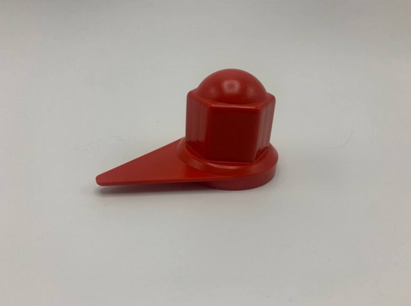 Ковпачок на колісну гайку 27 "Стрілка" пластиковий червоного кольору 27CAPRD фото