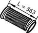 Труба вихлопної системы (x363mm) RVI KERAX; VOLVO FH, FH 16 (вир-во) (Dinex | 82202) 6815273-148 фото 1