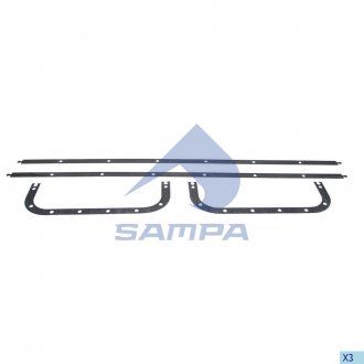 Прокладка SCANIA картера масляного верхняя (1744774) (SAMPA | 043.056) 3610799-66 фото
