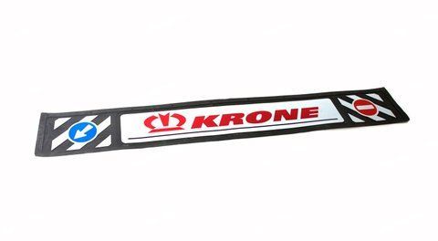 Fartuch przeciwbłotny naczepy 2400&times;350 mm tylny uniwersalny z napisem Krone (tłoczony)