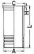 Tuleja cylindrowa (średnica wewnętrzna: 108mm, długość: 228mm, średnica krawędzi: 131,7mm) Renault MIDLUM, PREMIUM, PREMIUM 2; VOLVO 8700, 8900, B6, B7, FE, FE II, FL II, FL III, ABG D0826LE522-TCD2013L64V (KOLBENSCHMIDT | 89 862 110)