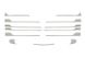 Бутафорські ламелі (колір сріблястий; глянцевий; комплект) MERCEDES ACTROS MP4 / MP5 07.11- (PACOL | mer-fp-042) 2623074-173 фото