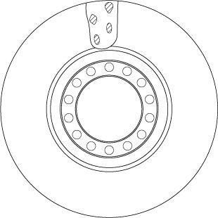 Гальмівний диск IVECO EUROCARGO I-III, MAGIRUS 3.9D/5.9D 09.00- (TRW | df5077s) 3641378-6 фото