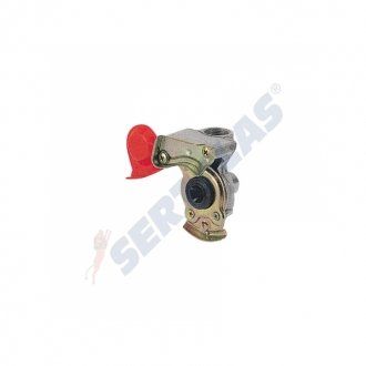 Пневмоз’єднання з клапаном M16x1.5 червоне (SERTPLAS | f3822KK16) 2760052-113 фото