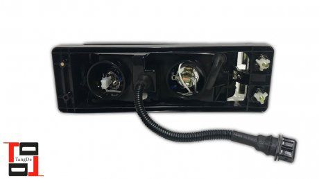 Lampa przeciwmgłowa z ramką prawa DAF XF95, CF 1997 (znaczek E-Mark) (1328861) (TANGDE | td01-61-003ar)