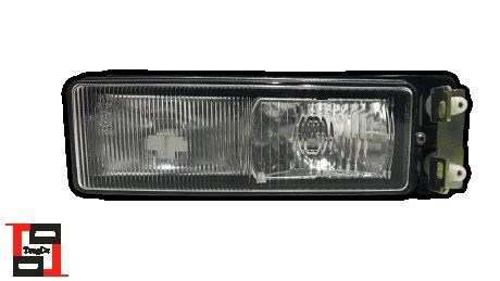 Lampa przeciwmgłowa z ramką prawa DAF XF95, CF 1997 (znaczek E-Mark) (1328861) (TANGDE | td01-61-003ar)