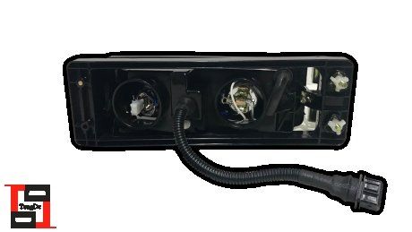 Lampa przeciwmgłowa z ramką prawa DAF XF95, CF 1997 (znaczek E-Mark) (1328861) (TANGDE | td01-61-003ar)