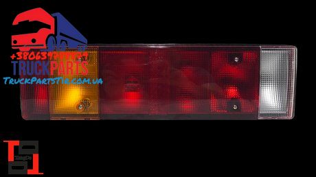 Задний фонарь с подсветкой левое MAN TGA 1999-2005, Renault after 1999, DAF after 2001 (штамп E-Mark) (1625985, 1357075, 1291216, 81252256524, 5001847584, 5001864535) (TANGDE | td02-58-005l) 2731130-23 фото