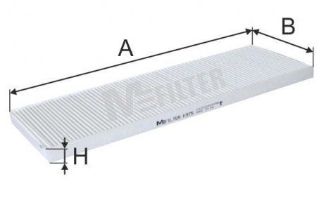 Filtr powietrza (M-FILTER | k975)