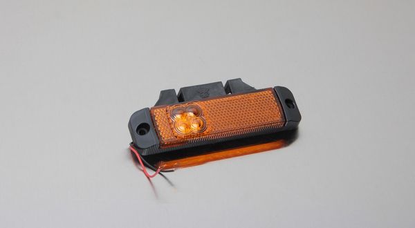 Ліхтар габаритний LED з кронштейном, жовтий MG100976 фото