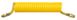 Спіраль пневматична (М16х1,5/М16х1,5/4000мм, кількість витків: 20, жовта) (Wabco | 4527130020) 2448516-1 фото 1