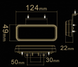 Фонарь габаритный світлодіодний із кронштейном жовтий 10-30V FRZ5022SM фото 2