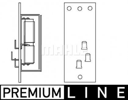 Element regulacji wentylatora MAN F90, F90 UNTERFLUR, M90 07.86-12.97 (MAHLE / KNECHT | abr83000p)