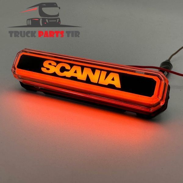 Ліхтар габаритний діодний 12-24V NEON SCANIA жовтий DEP-TH971SC фото