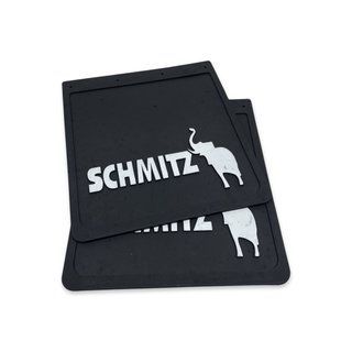 Брызговик на заднее односкатное колесо универсальный "SCHMITZ" Тиснёный чёрный 1 сорт (400X450) GP1601 фото