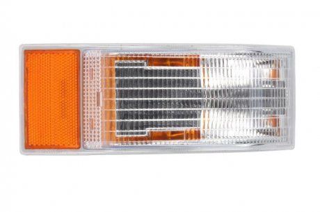 Контрольная лампа передняя левая/правая (цвет стекла: белый/оранжевый, количество контактов: 3) VOLVO FH12, FH16, FM10, FM12, FM7 08.93- (TRUCKLIGHT | cl-vo002) 2619993-6 фото