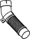 Труба глушителя начальная Mercedes AXOR/AXOR 2 (Dinex | 54180) 2653214-182 фото
