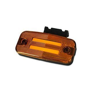 Obrysowa lampa LED ż&oacute;łta z uchwytem 24V przyczepy Schmitz Cargobull, Krone, K&auml;ssbohrer, Wielton, K&ouml;gel, LeciTrailer