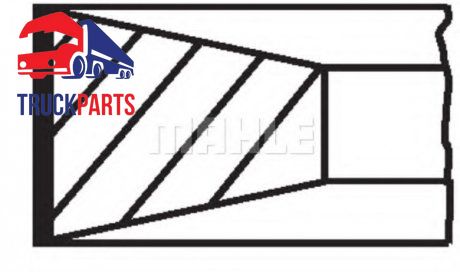 Поршневые кольца (137мм (STD) 4-3-5,5) IVECO IVECO EUROSTAR, EUROTECH MP, EUROTRAKKER, POWERSTAR, TURBOSTAR, TURBOTECH; ASTRA HD 7, HD 8 8210.42.101-8210.42M.TCA 07.87- (MAHLE / KNECHT | 00934N0) 4435756-66 фото