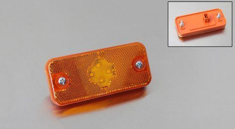 Lampa obrysowa LED, ż&oacute;łta, bez wspornika