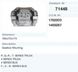 Подушка КПШ гума-метал SCANIA W=180, L=270, d=12, M14 x 2/M16 x 2 (mm) (1921972) (Contech | 71448CNT) 2834159-33 фото