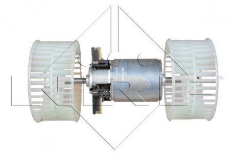 Моторчик вентилятора (24В с крыльчаткой) MERCEDES ACTROS MP2/MP3 10.02- (NRF | 34143) 6717840-173 фото