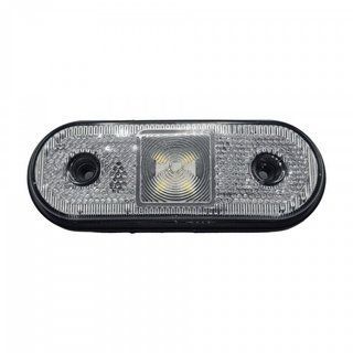 Lampa Obrysowa LED 12&ndash;24V Biała Do Przyczepy/Naczepy ISS40332B