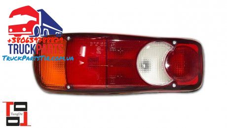 Задній ліхтар з фішкою праве Renault Midlum after 2005.09 (штамп E-Mark) (7420862041, 5001846848, 5001857965, 20769784) (TANGDE | td02-58-004r) 2742729-23 фото