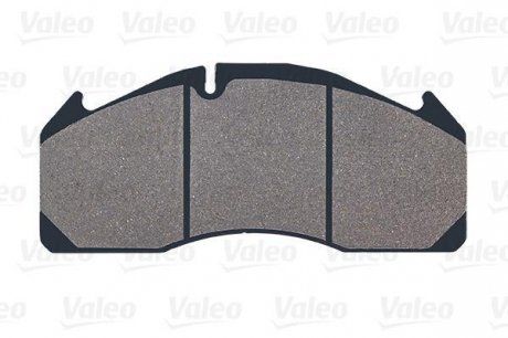 Komplet klocków hamulcowych MERITOR VOLVO FH, FH12, FH16, FL, FL6, FM, FM10, FM12, FM7, FM9, FMX D10A320-TD63ES 11.91- (Valeo | 882221)