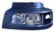 Reflektor prawy (H1/W5W, manualna skrzynia biegów, bez silnika, kolor wkładu: chrom) Renault KERAX, MIDLUM, PREMIUM 04.96- (DEPO | 551-1150R-LD-EN)