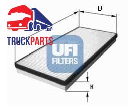 Фільтр повітря (салону) (UFI | 5305400) 1968104-173 фото