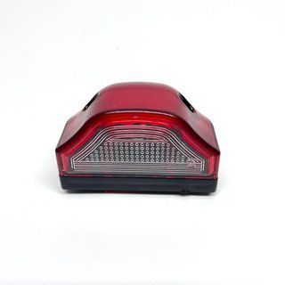 Lampa podświetlenia tablicy rejestracyjnej na żar&oacute;wkę czerwona 12&ndash;24V