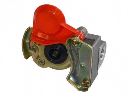 Соединитель пневматический M16x1.5mm красный с клапаном (груша) (Sfera parts | 02.OS.0008-880424) 4784229-103 фото